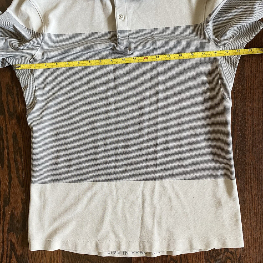 Lululemon Tech Pique Polo Shirt Live In Practice Golf Short Sleeve Mens Large M - Picture 11 of 14